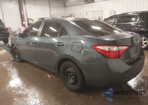 2016 Toyota Corolla Le z USA, uszkodzony, nr VIN 2T1BURHE1GC648884